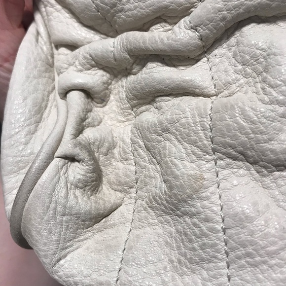 Cole Haan Off-White Gathered Purse - Picture 12 of 16